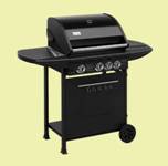 BBQ, barbecue Patron 3-burner